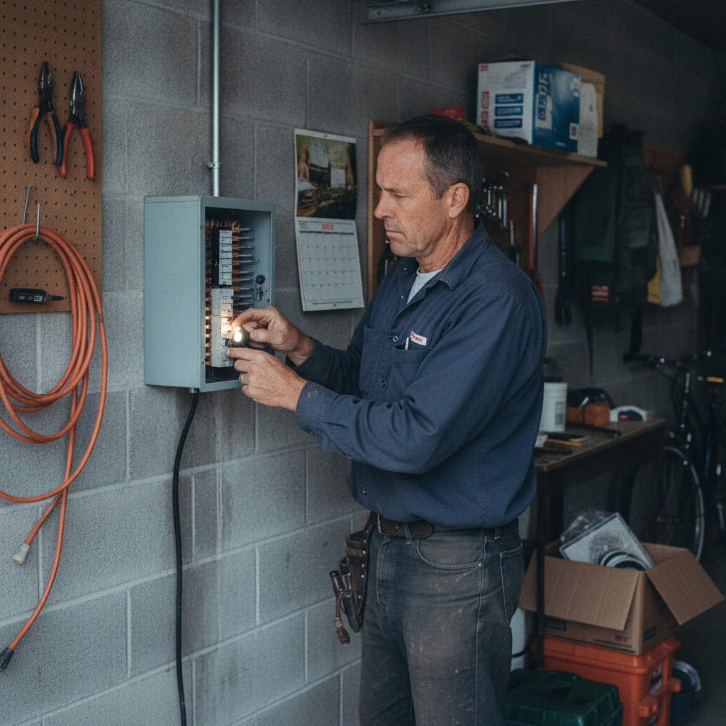 The 5-minute reset-and-check routine (breaker, thermostat, outdoor unit, power) - safe steps only.