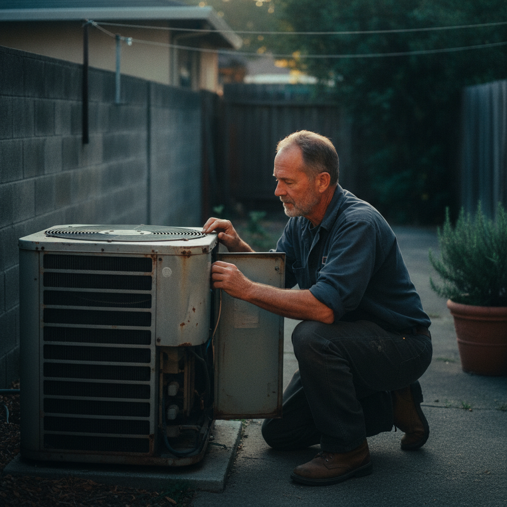 The typical lifespan of an AC unit and what age does to efficiency (12-15 year sweet spot, why old u